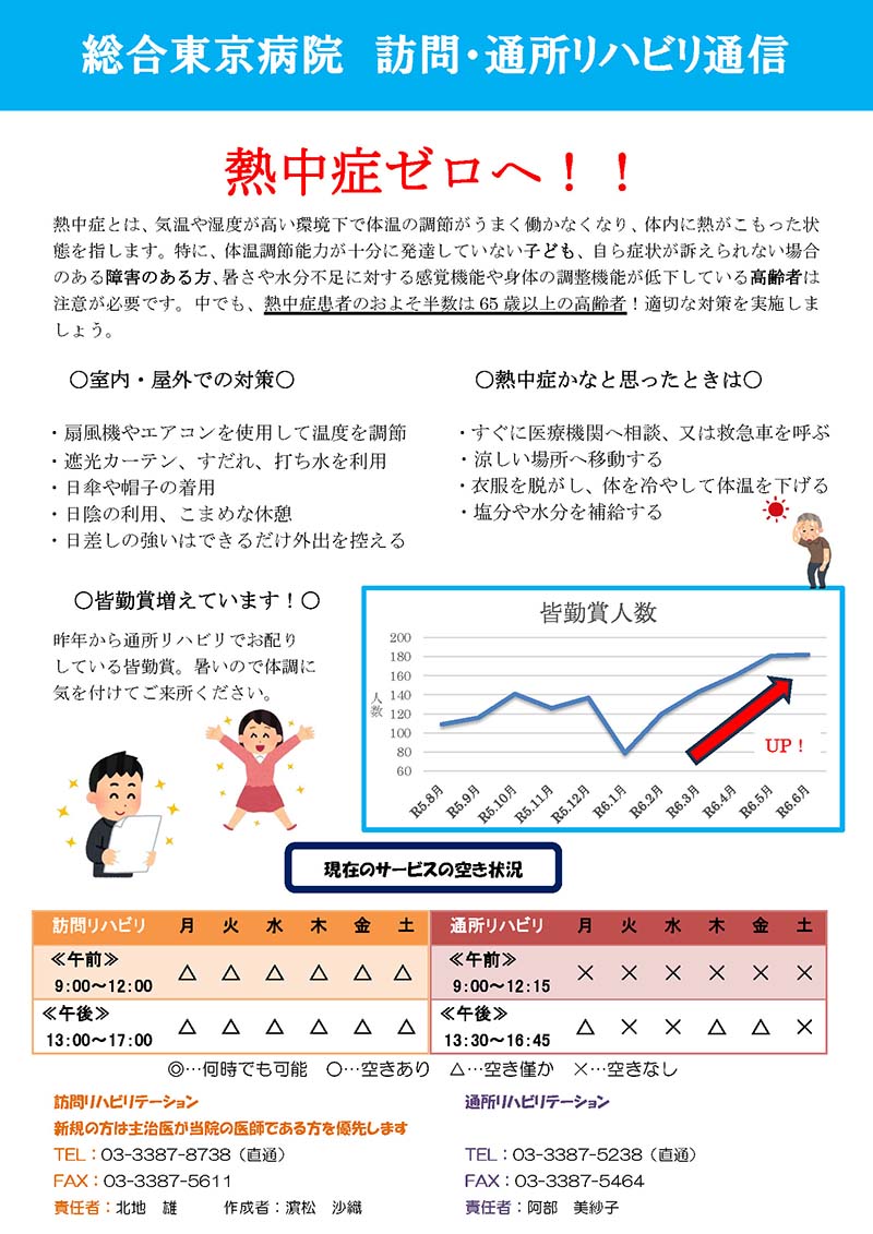 訪問・通所リハビリ通信2024年8月