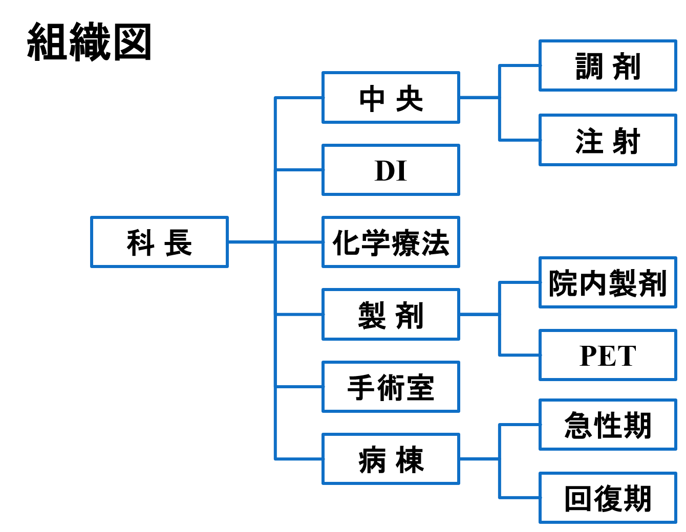 薬剤科組織図