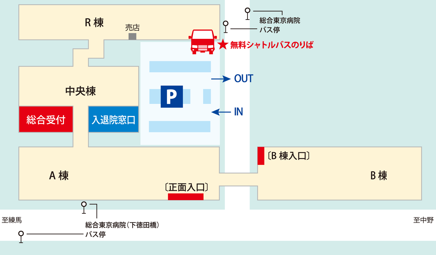 駐車場案内図