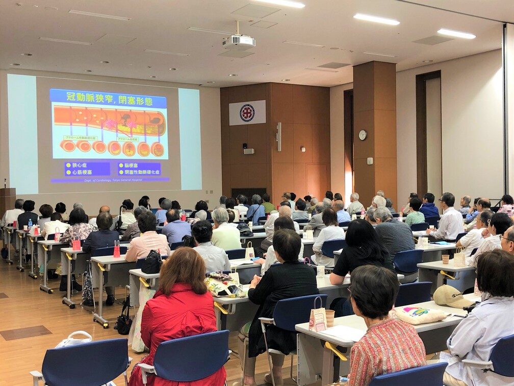 市民公開講座の会場風景