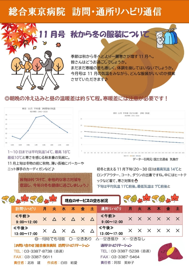 訪問・通所リハビリ通信2022年11月