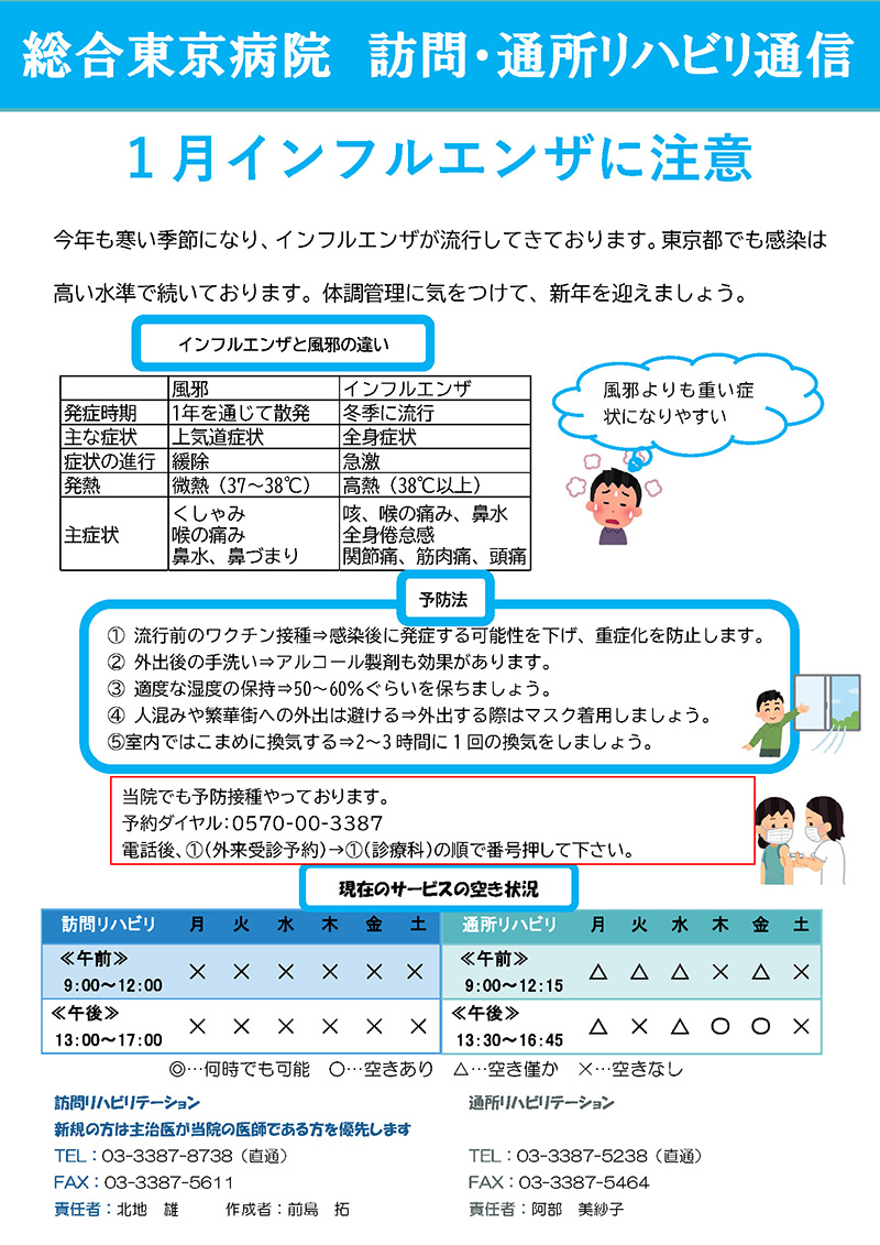 訪問・通所リハビリ通信2024年1月