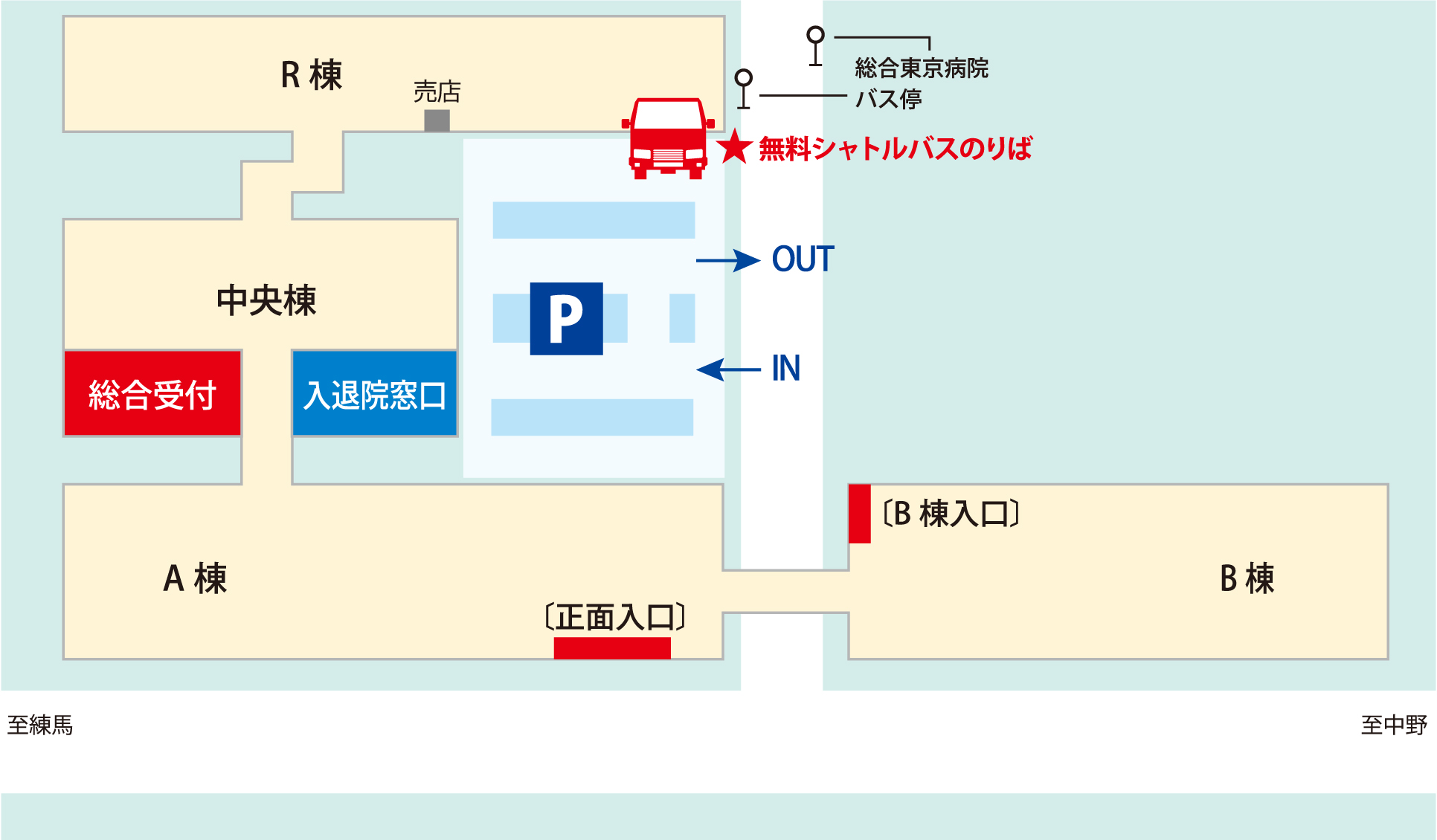 駐車場案内図