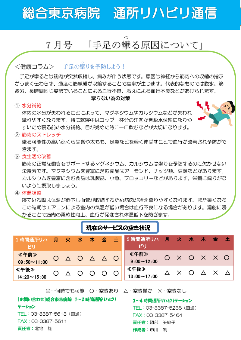 訪問・通所リハビリ通信2025年7月